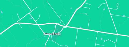 Map showing the location of Stephens K J in Swan Creek, QLD 4370