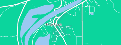 Map showing the location of Little Breez Getaways in Swan Reach, SA 5354