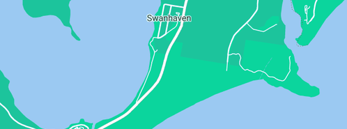 Map showing the location of Daley Steve in Swanhaven, NSW 2540