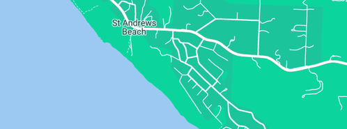 Map showing the location of Beachside Garden and Property Maintenance in St Andrews Beach, VIC 3941