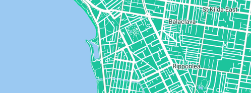 Map showing the location of A Floral Experience in St Kilda South, VIC 3182