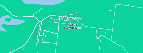 Map showing the location of Ash Studios in St Lawrence, QLD 4707