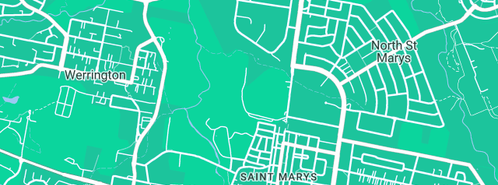 Map showing the location of Jim's Cleaning St Marys South in St Marys East, NSW 2760