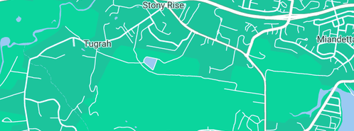 Map showing the location of Wolf Clan in Stony Rise, TAS 7310