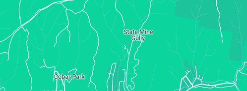 Map showing the location of Lithgow State Mine Heritage Park & Railway Museum in State Mine Gully, NSW 2790