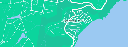 Map showing the location of Realize Architecture in Stanwell Park, NSW 2508