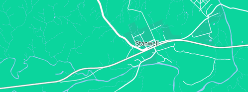 Map showing the location of Kev in Stanwell, QLD 4702