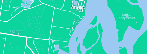 Map showing the location of Bruce Forsythe Marine in Steiglitz, QLD 4207