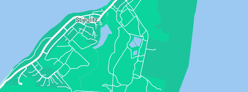 Map showing the location of St Giles Home in Stieglitz, TAS 7216