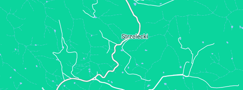 Map showing the location of Membroz in Strzelecki, VIC 3950