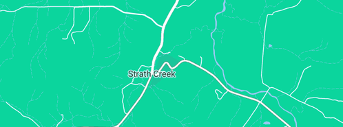 Map showing the location of A Wedding by Waseley in Strath Creek, VIC 3658