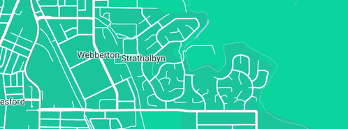 Map showing the location of Boneys Shearing Team in Strathalbyn, WA 6530