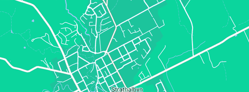 Map showing the location of Strathalbyn Self Storage in Strathalbyn, SA 5255