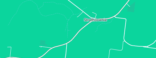Map showing the location of Wilkin Cottage in Strathdownie, VIC 3312