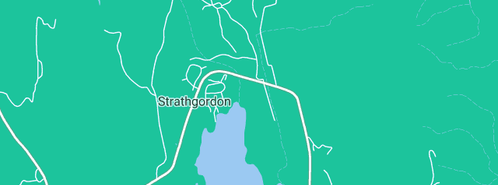 Map showing the location of Southwest National Park in Strathgordon, TAS 7139