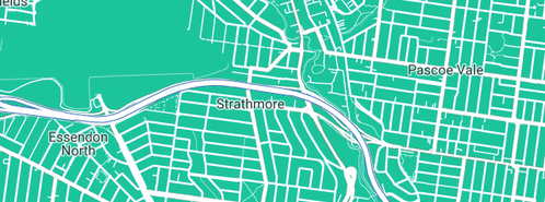 Map showing the location of Jillian Hoffman in Strathmore, VIC 3041