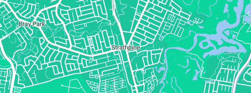 Map showing the location of Commonwealth Bank in Strathpine, QLD 4500