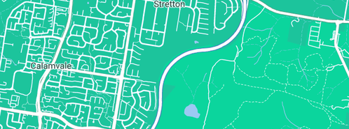 Map showing the location of Leisure Pools in Stretton, QLD 4116