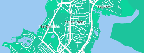 Map showing the location of Teak 'N Cane in Stuart Park, NT 820