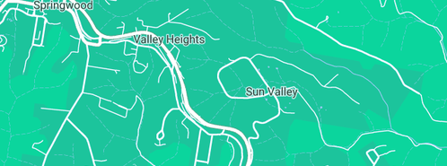 Map showing the location of Sun Valley Reserve in Sun Valley, NSW 2777