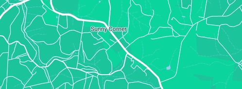 Map showing the location of Sunny Corner Cemetery in Sunny Corner, NSW 2795