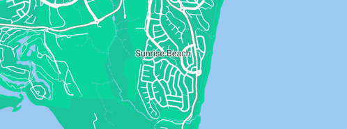 Map showing the location of Aqua Promenade in Sunrise Beach, QLD 4567