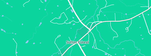 Map showing the location of Eling Forest Winery in Sutton Forest, NSW 2577