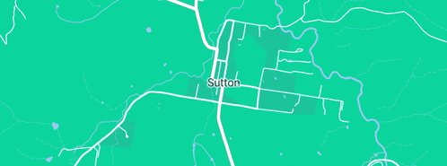 Map showing the location of Gaby's Dance Studio Club Inc in Sutton, NSW 2620
