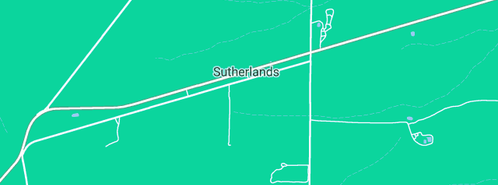 Map showing the location of Sutherlands Hotel in Sutherlands, SA 5374