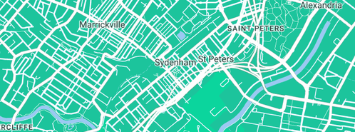 Map showing the location of Allan J Heasman Pty Ltd in Sydenham, NSW 2044