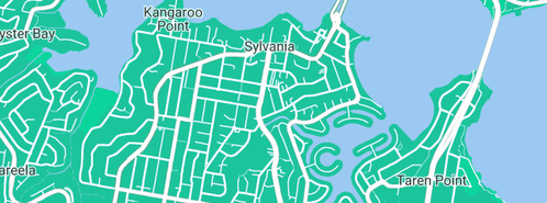 Map showing the location of Across The Board Solutions in Sylvania, NSW 2224